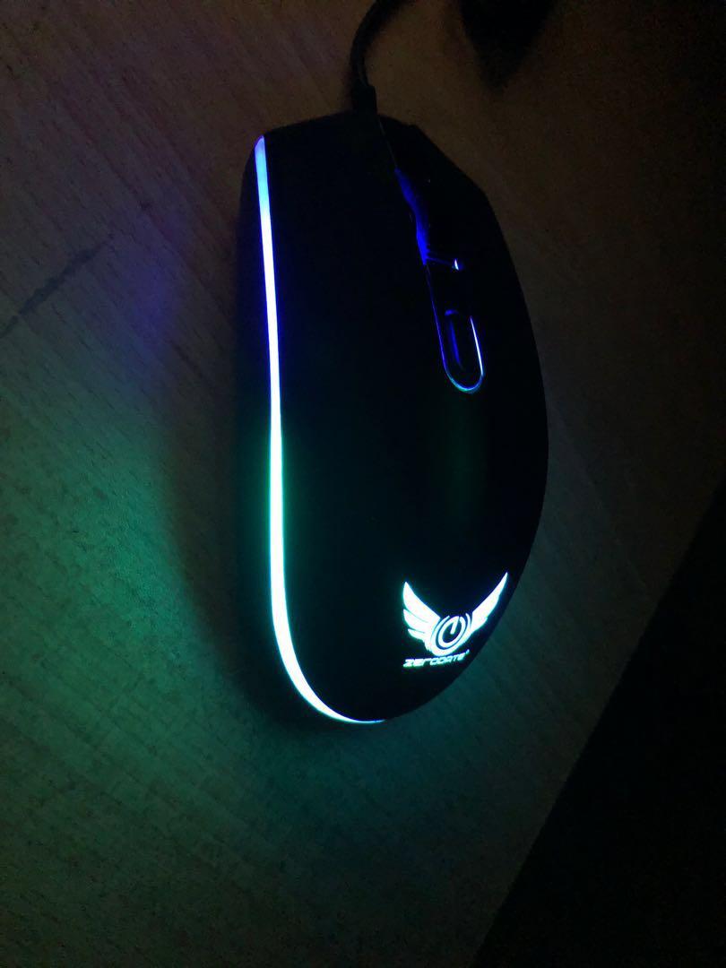 Zercorte flashing mouse, Computers & Tech, Parts & Accessories, Mouse