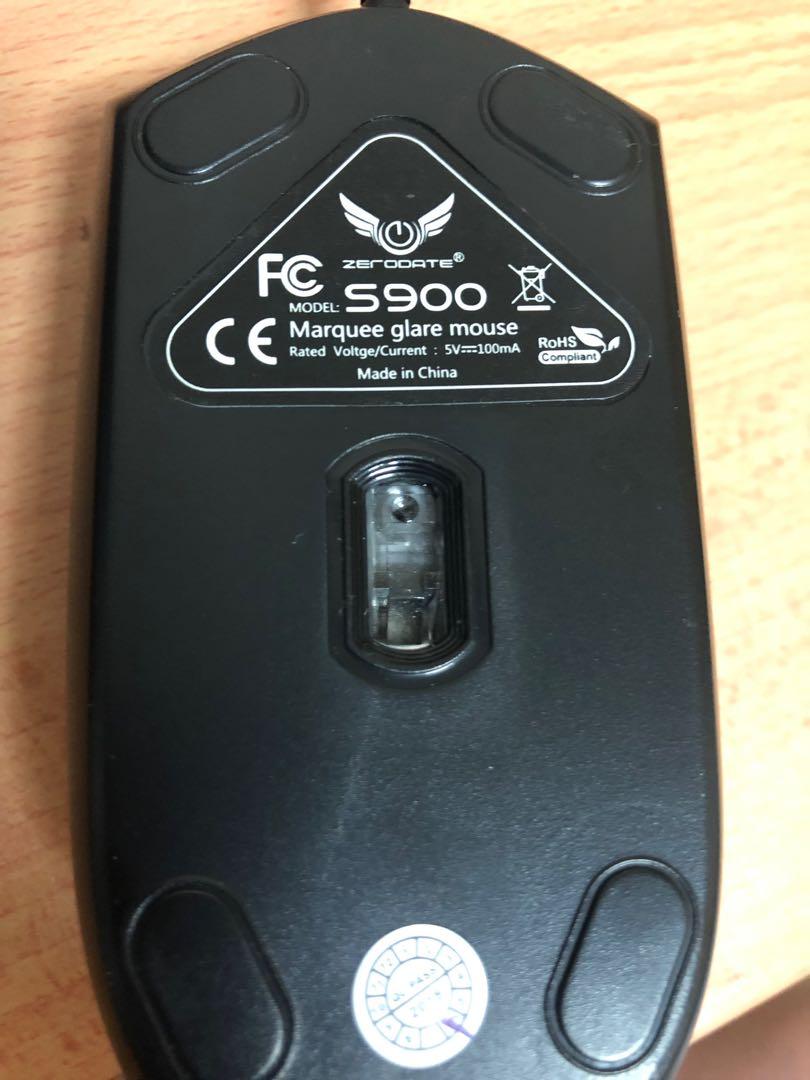 Zercorte flashing mouse, Computers & Tech, Parts & Accessories, Mouse