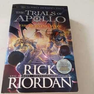 THE TRIALS OF APOLLO : THE BURNING MAZE