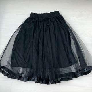 Black Tulle Skirt Brand new