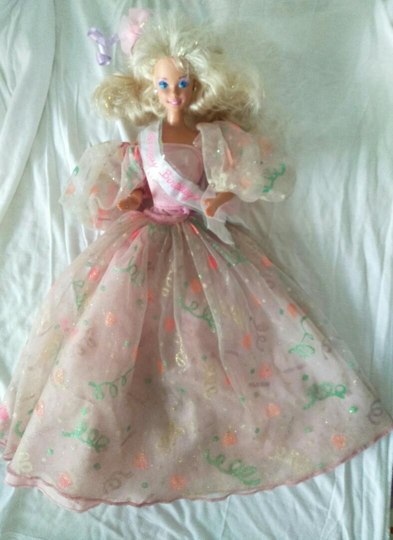 barbie happy birthday 1990