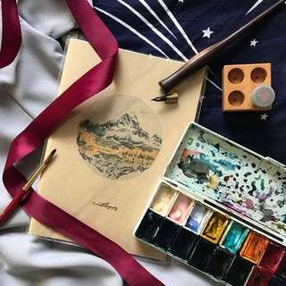 Pyramid lake A5 limited edition notebokk