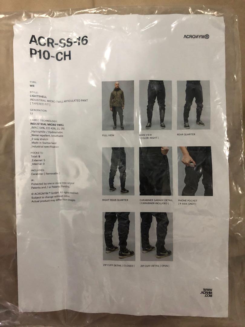 Acronym Pants P10 Ch Size M Almost New Men S Fashion Clothes Bottoms On Carousell Acronym Pants P10 Ch Size M Almost New Men S Fashion Clothes Bottoms On Carousell