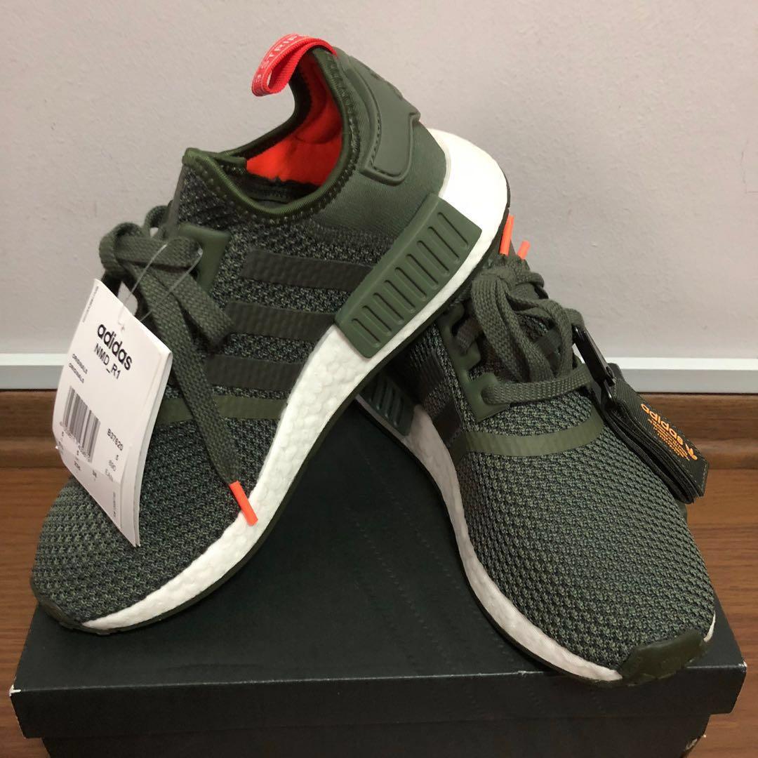 adidas nmd r1 olive orange