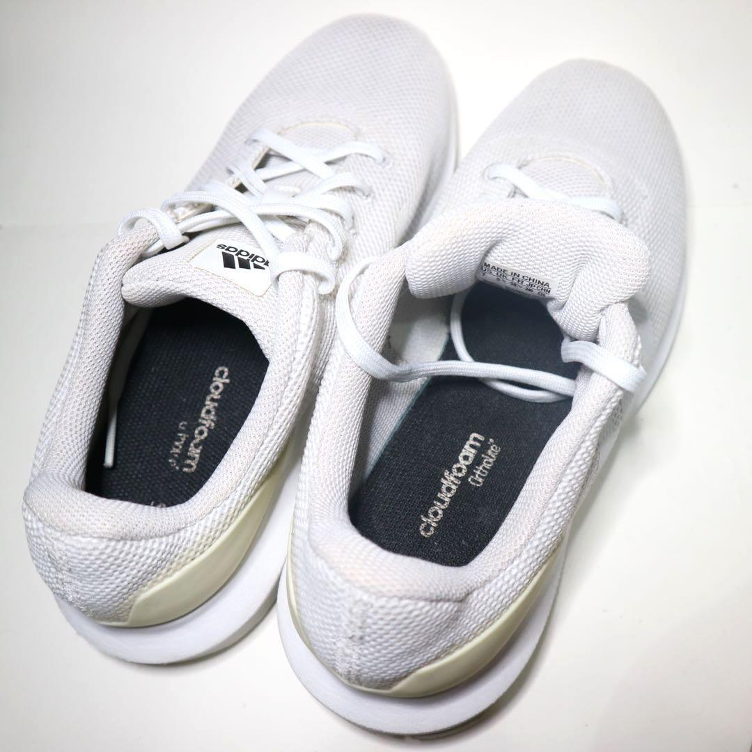 adidas white cloudfoam sneakers