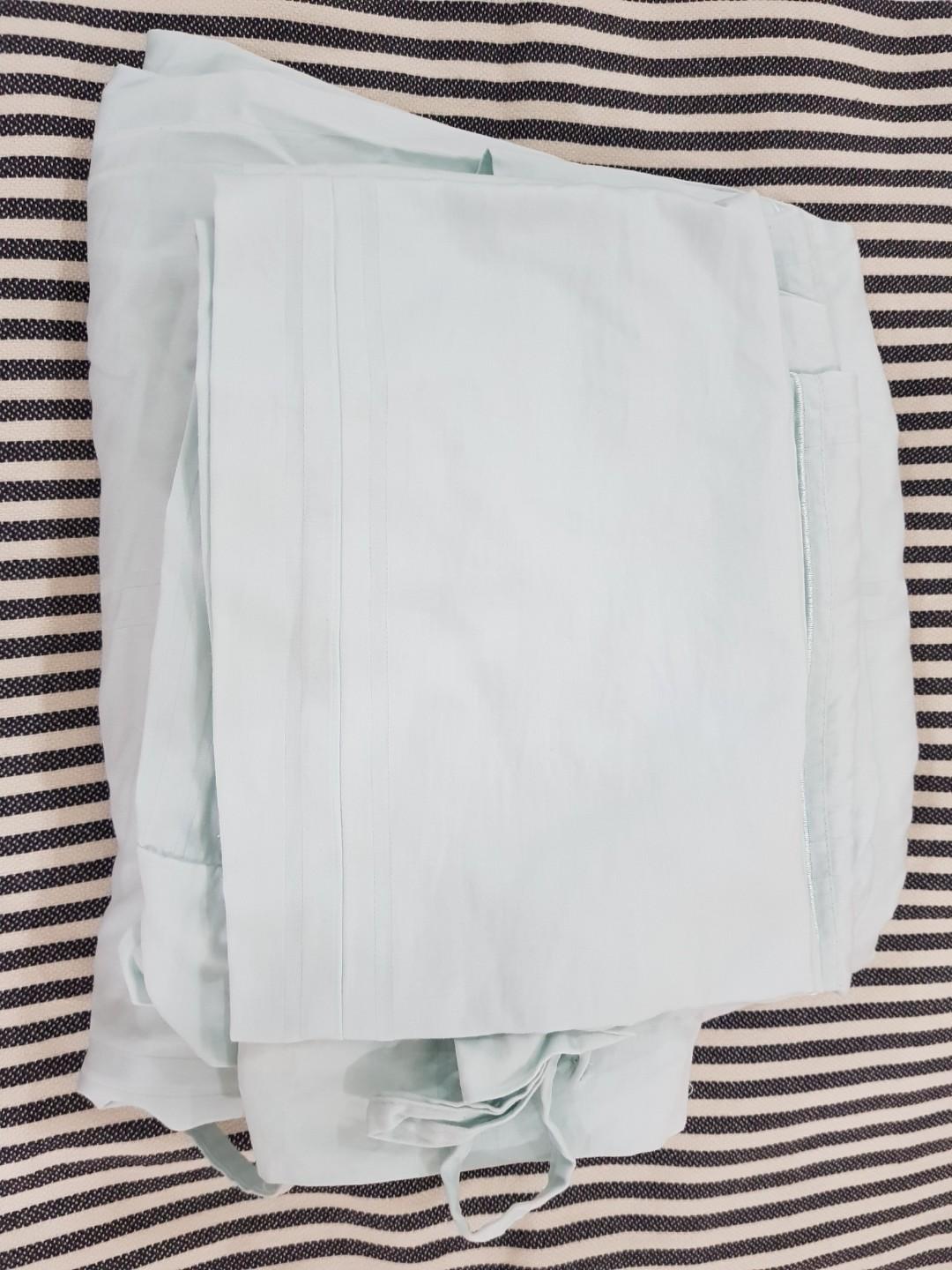 Akemi sheet fitted (King)and IKEA quilt cover(king), Furniture & Home Living, Bedding & Towels