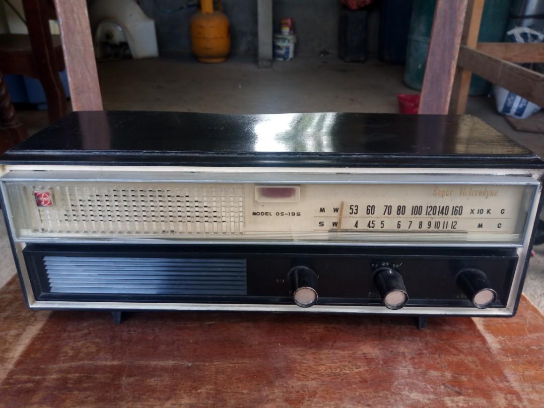 Antique Onkyo Vacuum Tube Radio On Carousell