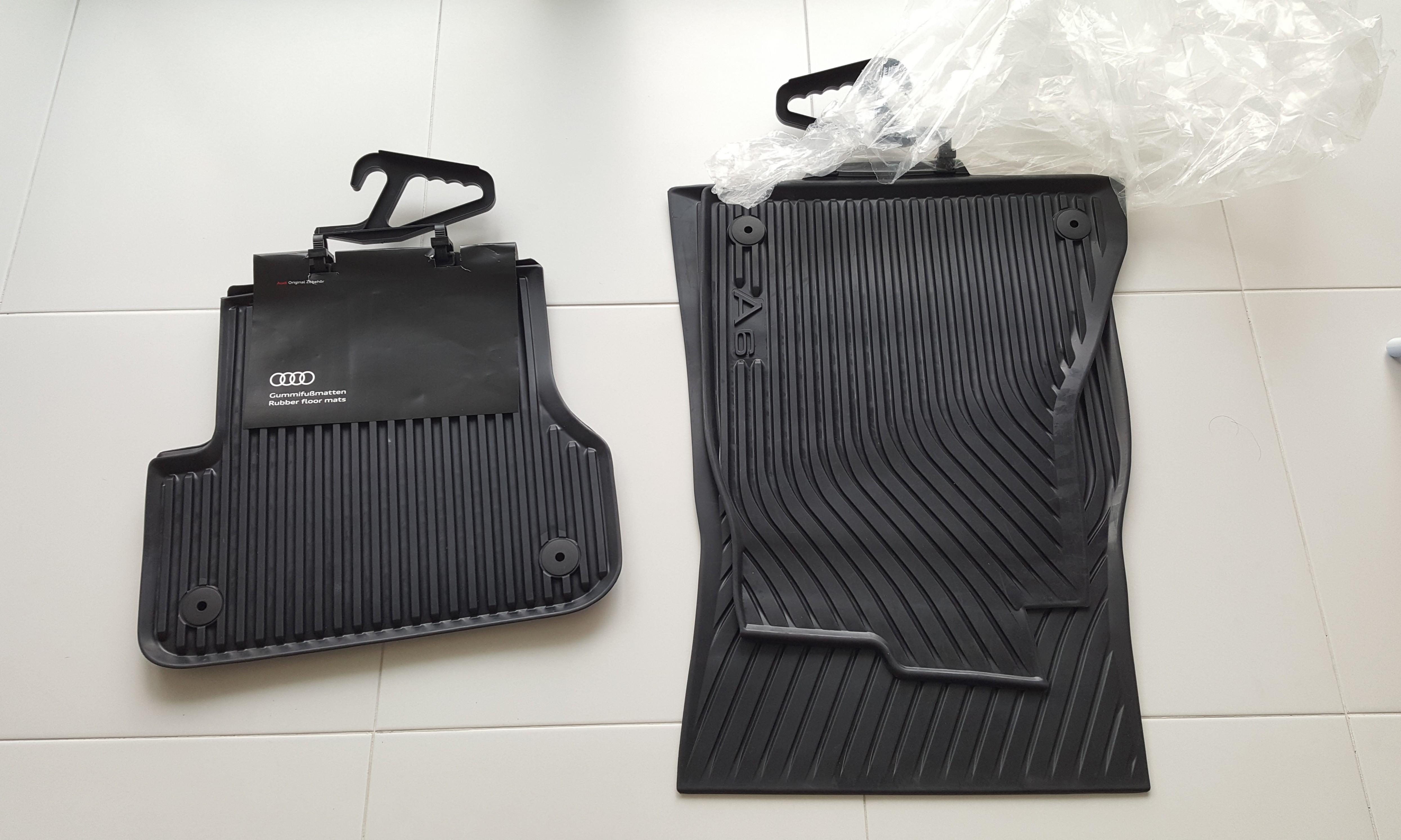 Audi A6 Rubber Mats Full Set Car Accessories Accessories On