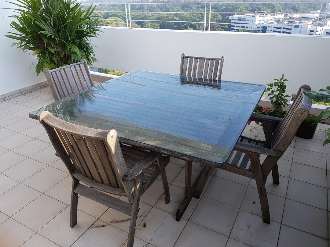 Australian Outdoor Dinner Table Set 2m X 2m Furniture Tables Chairs On Carousell