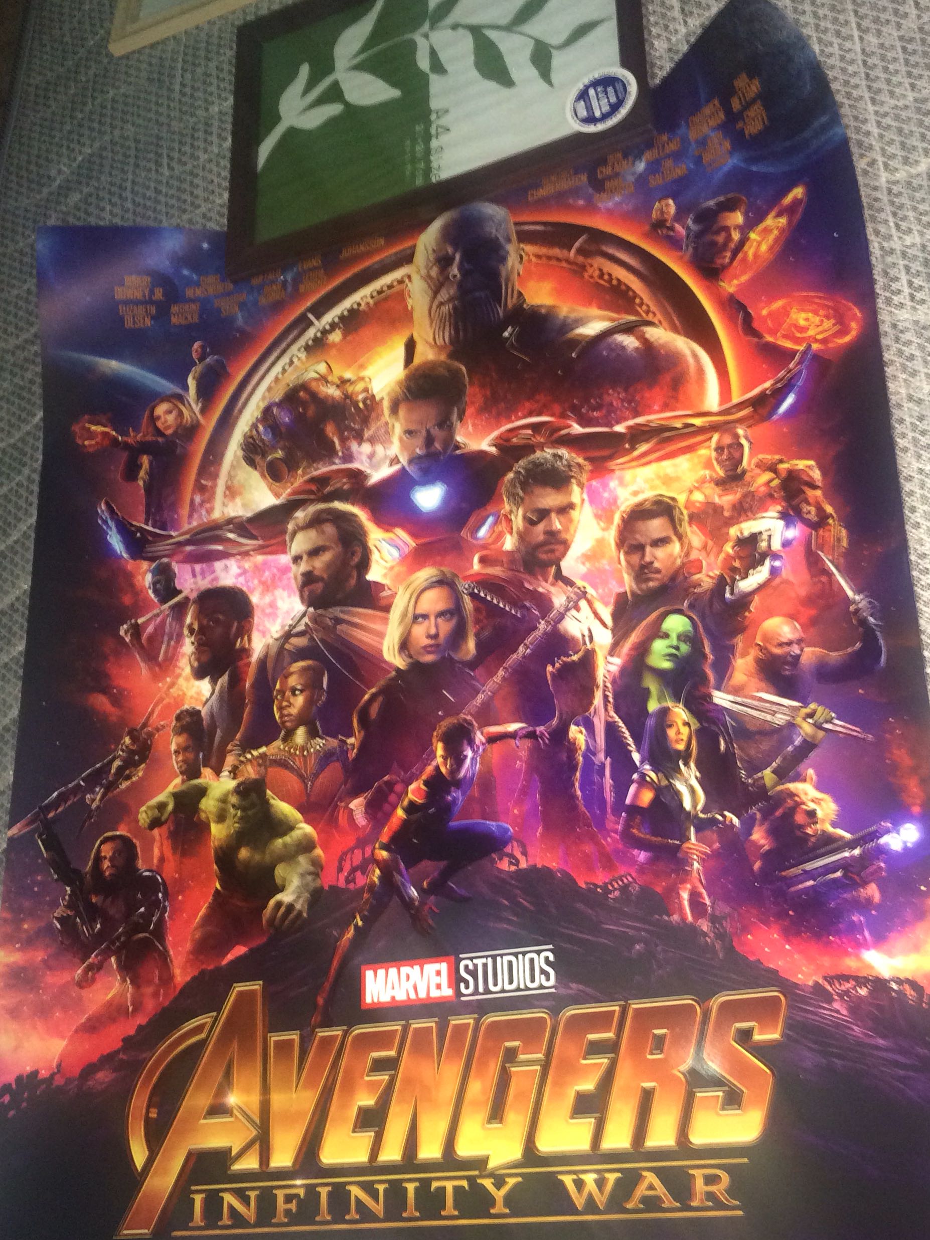 Avengers Infinity War Gsc Limited Edition Poster Everything Else Others On Carousell