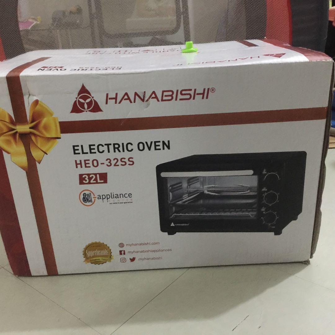 Baking Oven Hanabishi Heo 32liter On Carousell