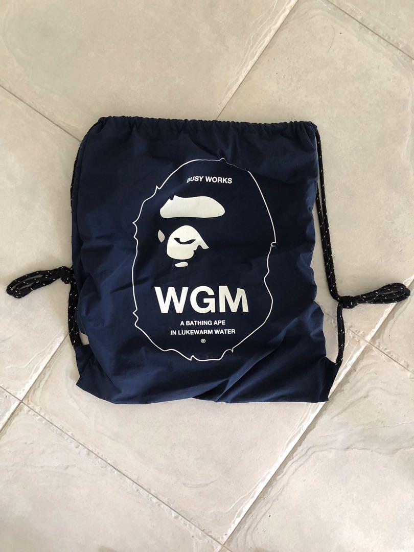 bape string bag