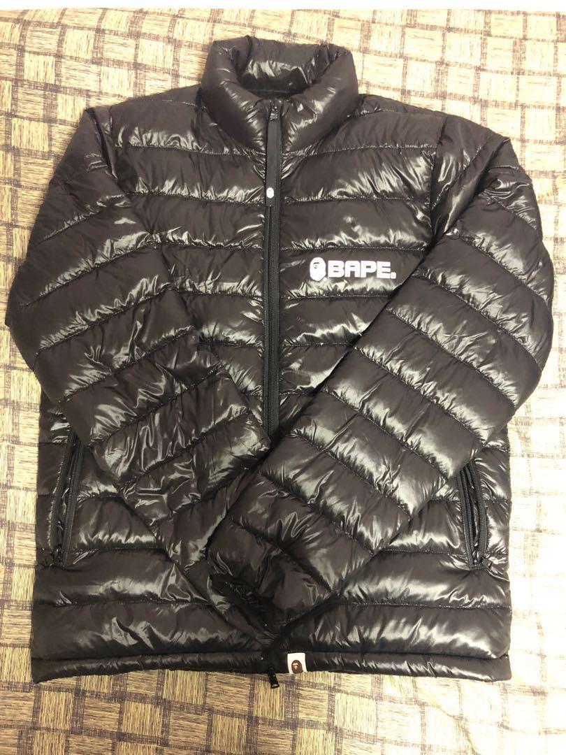 bape light down jacket