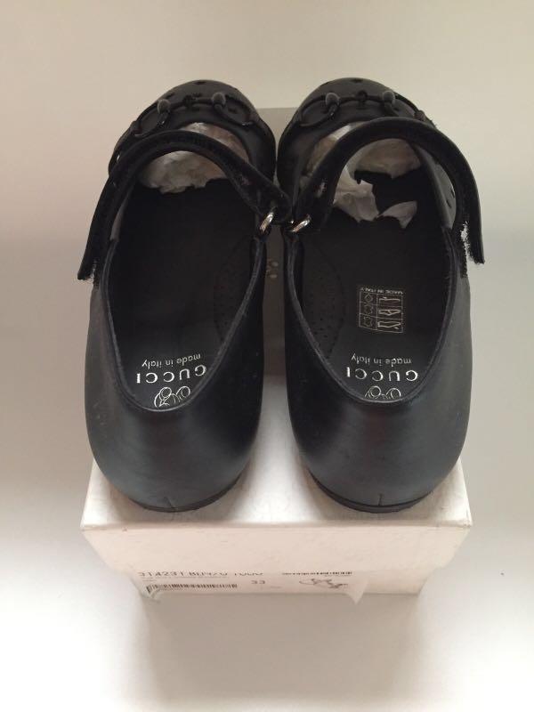 Black Gucci Kids Shoes size 33 for 