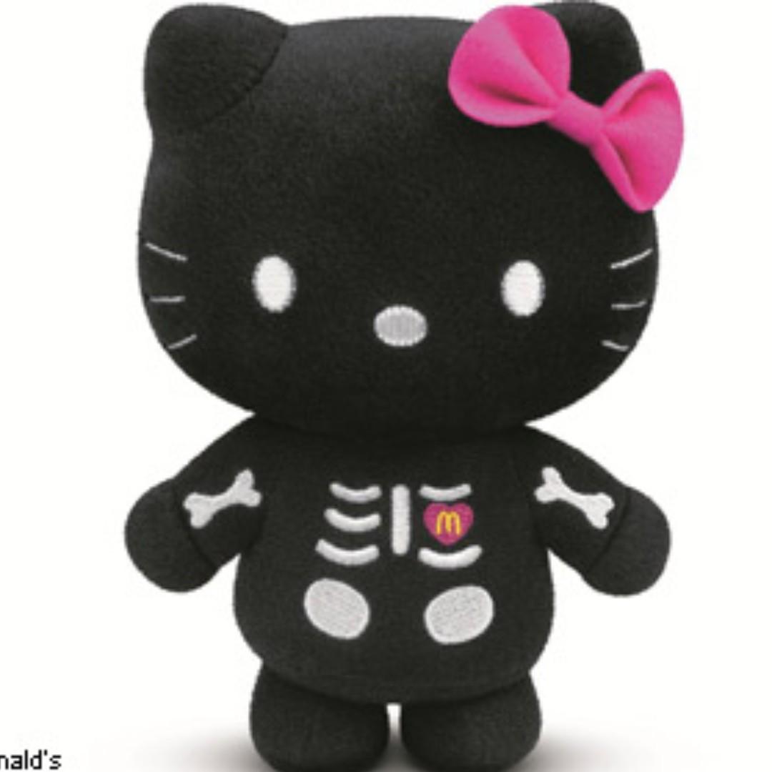 black hello kitty plush