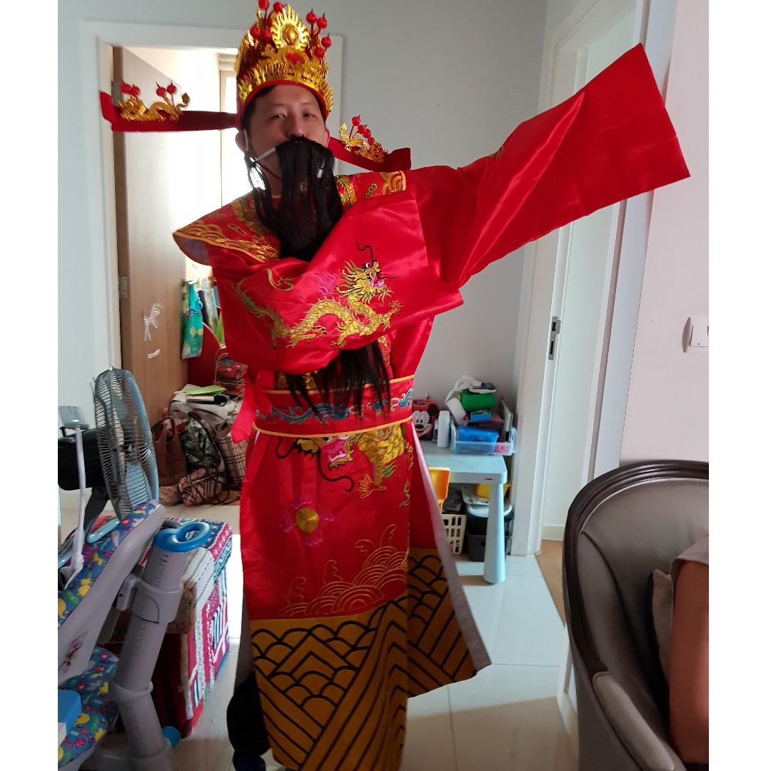 Cai Shen Ye 财神爷 God Of Fortune Costume Everything Else On Carousell