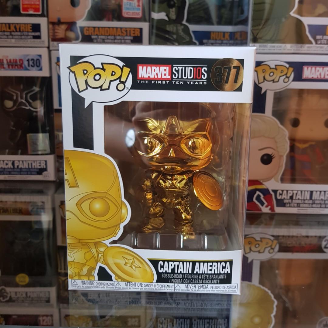 captain america pop gold