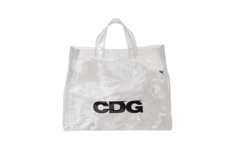 cdg pvc tote bag 2018