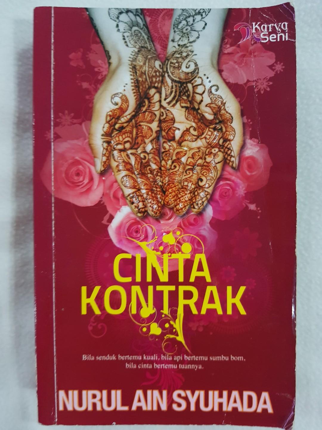 Cinta Kontrak Nurul Ain Syuhada Reserved Books Stationery Fiction On Carousell