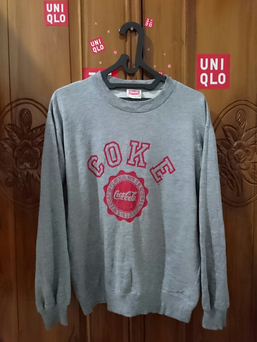 coca cola sweater vintage