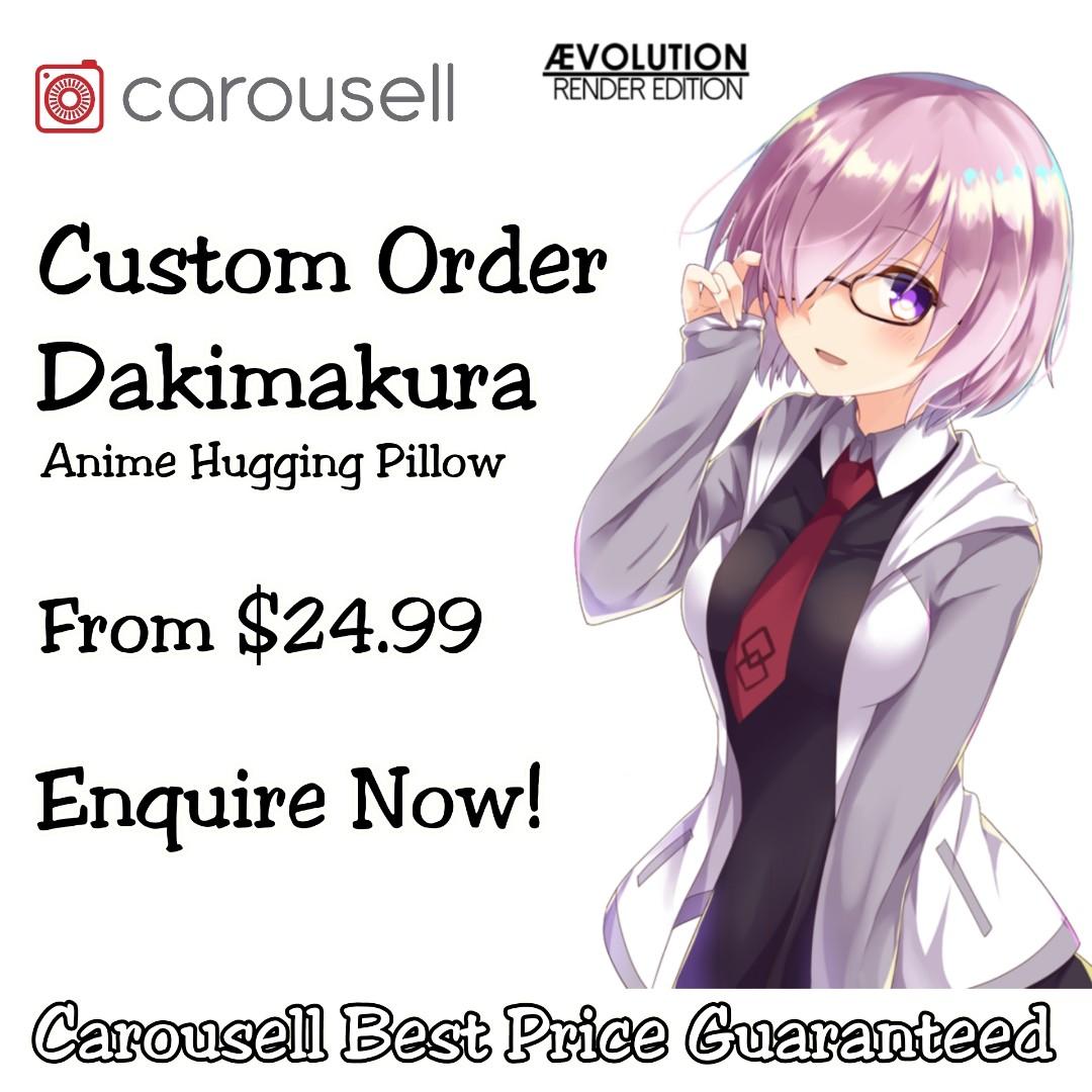 Custom Order Dakimakura Anime Hugging Pillow Body Pillow Cover