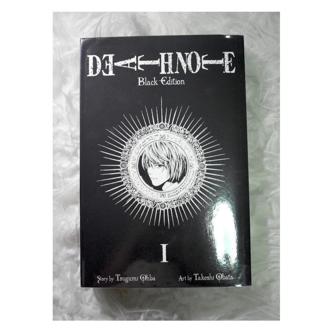 Death Note Manga Volume 1 2 Black Edition Books Stationery