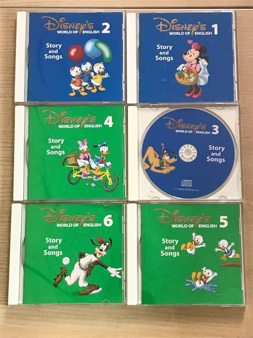 Disney World of English - Story and Songs (12 CD), 興趣及遊戲, 書
