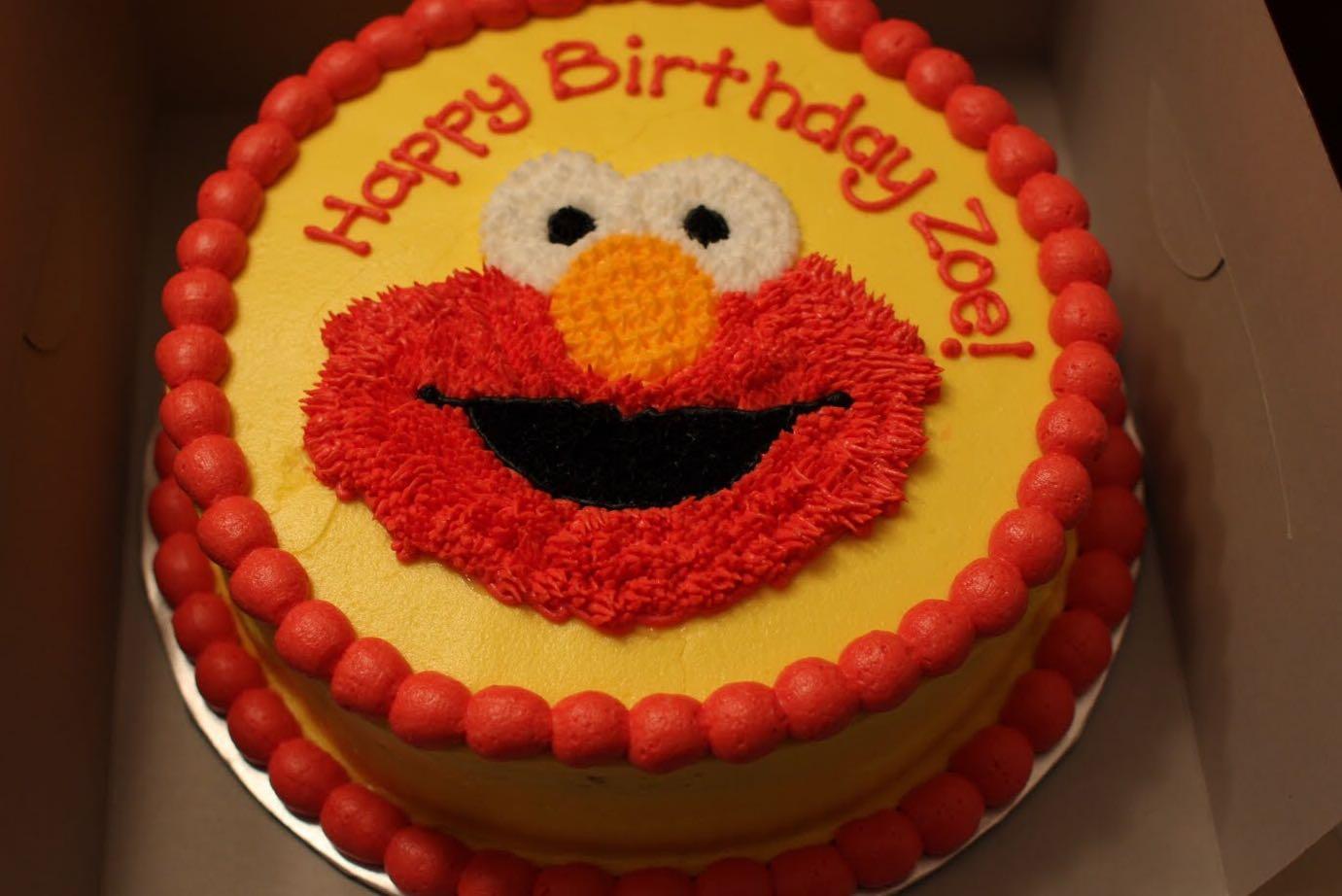 Elmo Cakes Customised Cake Birthday Cake Food Drinks Baked