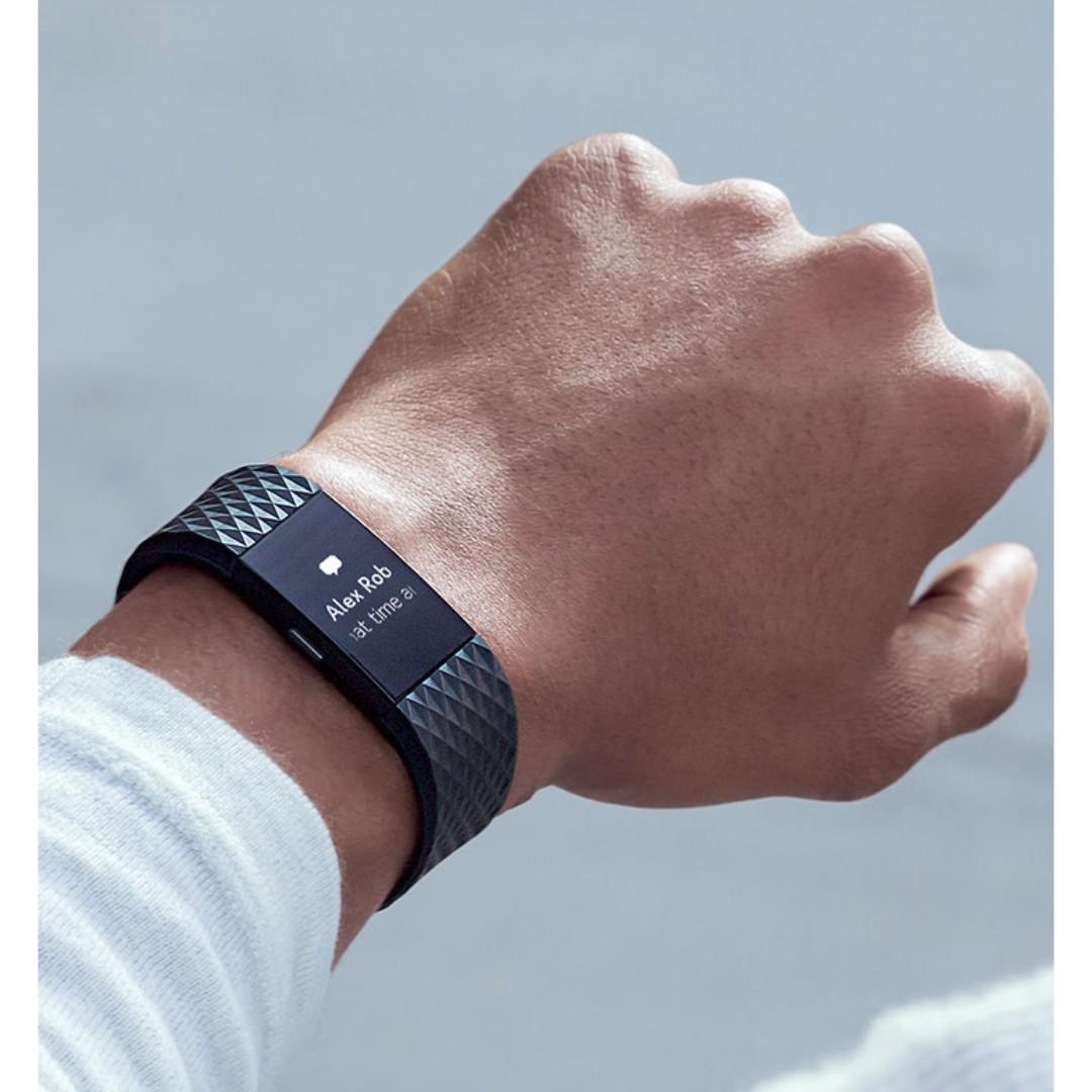 Fitbit charge 2 special edition Black gunmetal Mobile Phones Gadgets Wearables Smart Watches on Carousell