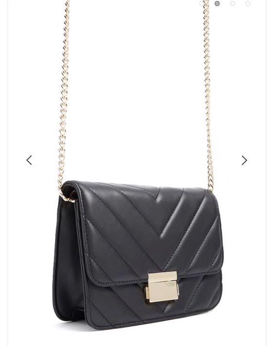 black quilted bag forever 21
