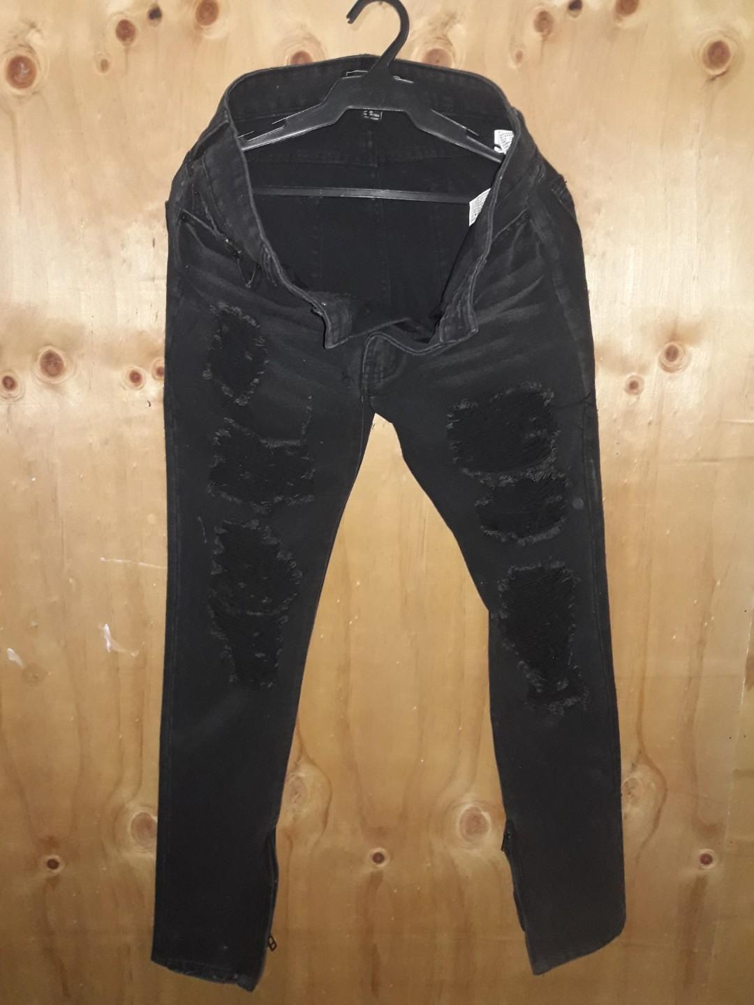 forever 21 zipper pants