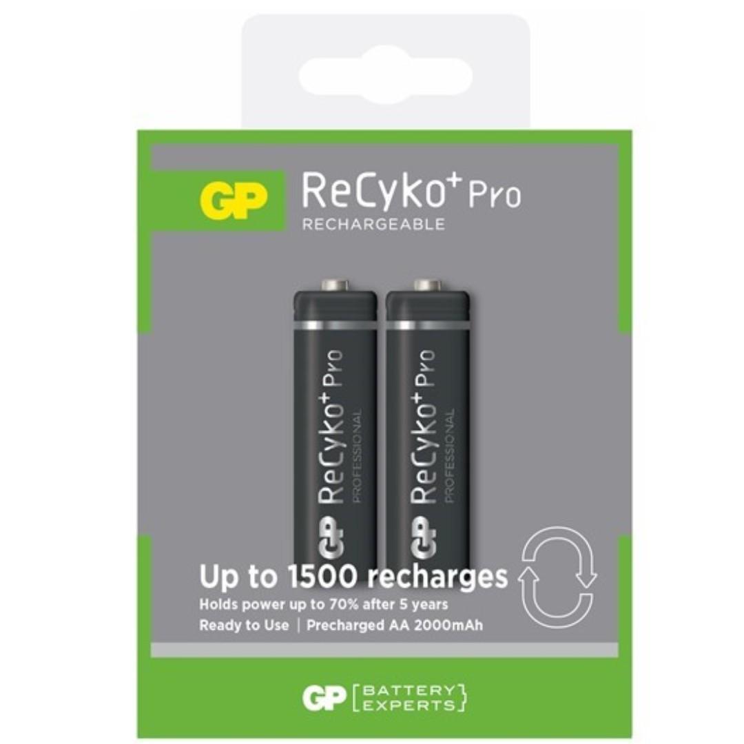 GP Recyko Pro AA X 2pcs 2000mAh Rechargeable Battery, Mobile Phones ...