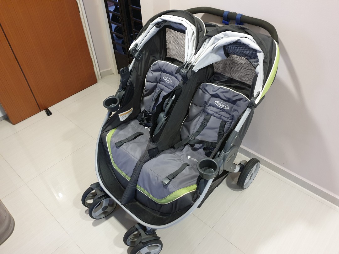 graco twin pram