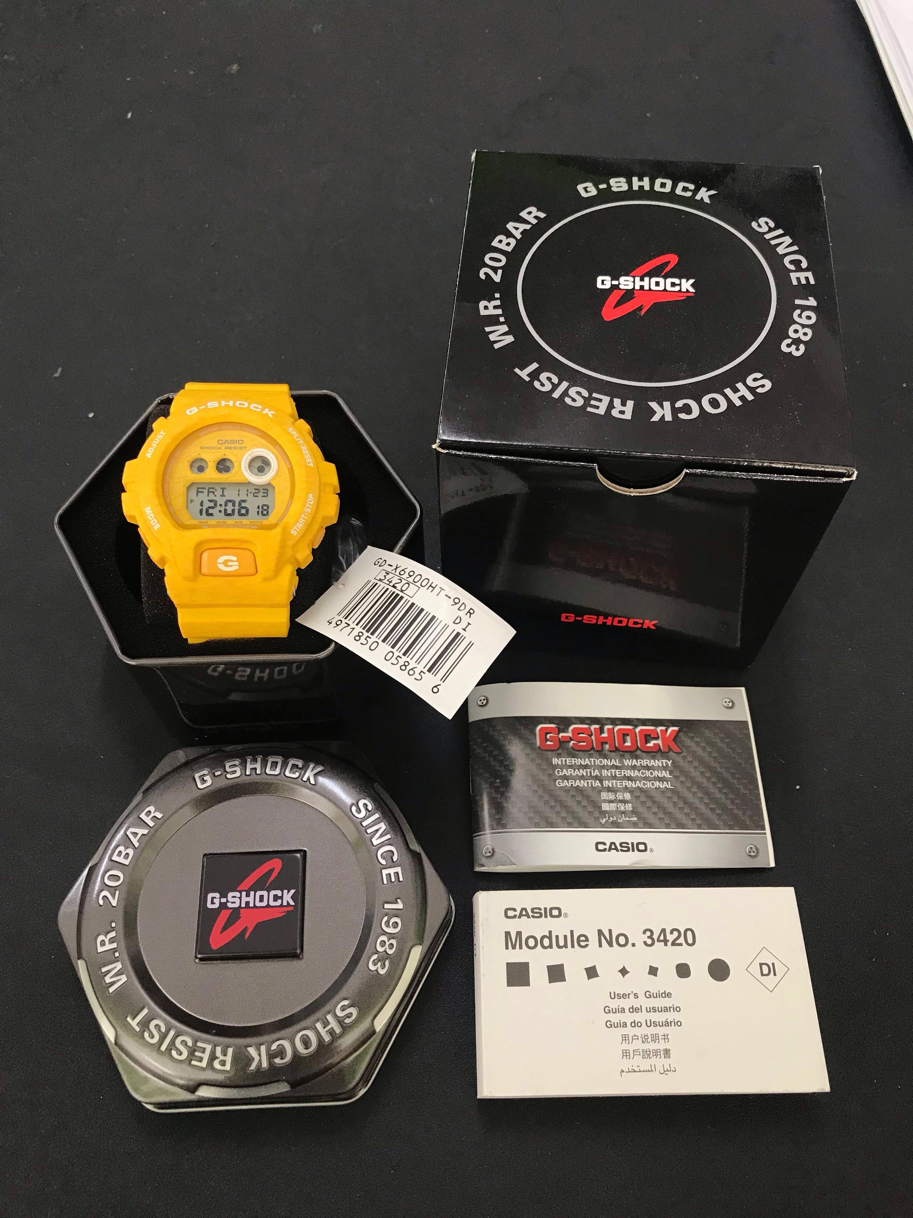 G SHOCK GDX 6900 HT 9 YELLOW CUN Men s Fashion Watches