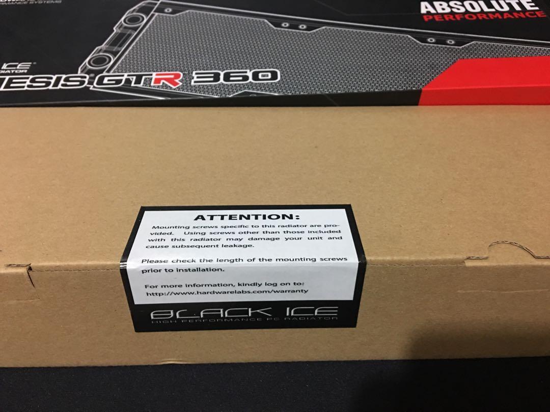 HardwareLabs Black Ice Nemesis GTR 360, Computers & Tech, Parts