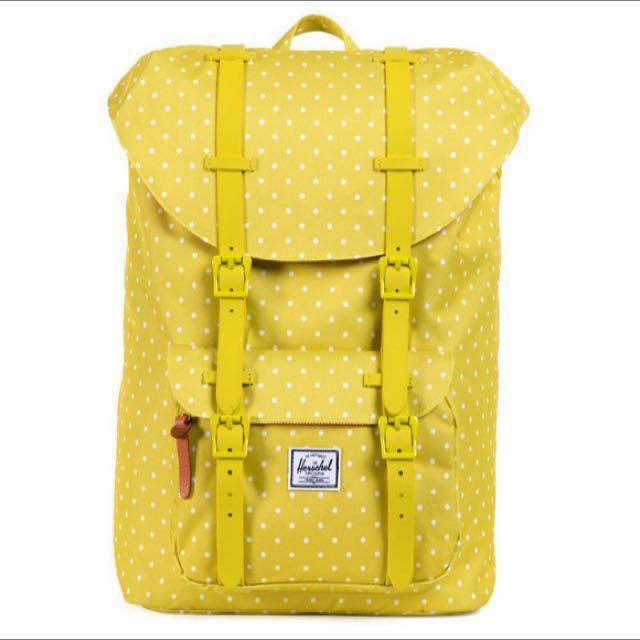 herschel little america yellow