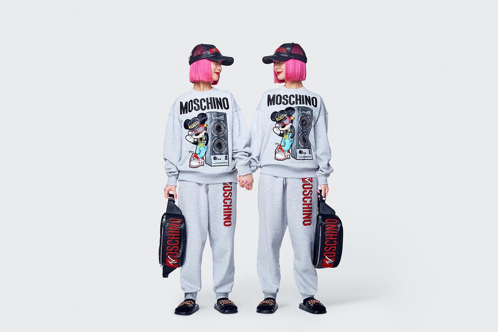 moschino mickey mouse sweater