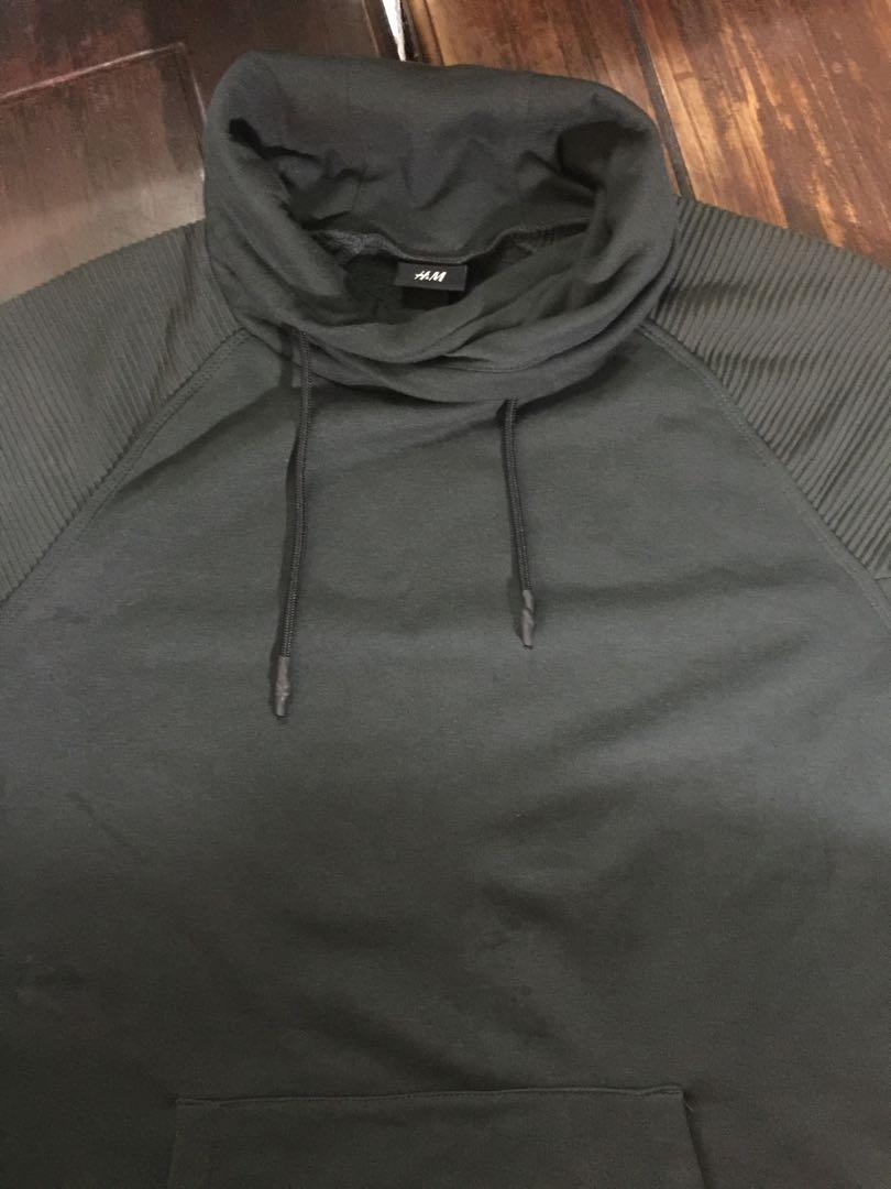 turtleneck hoodie h&m