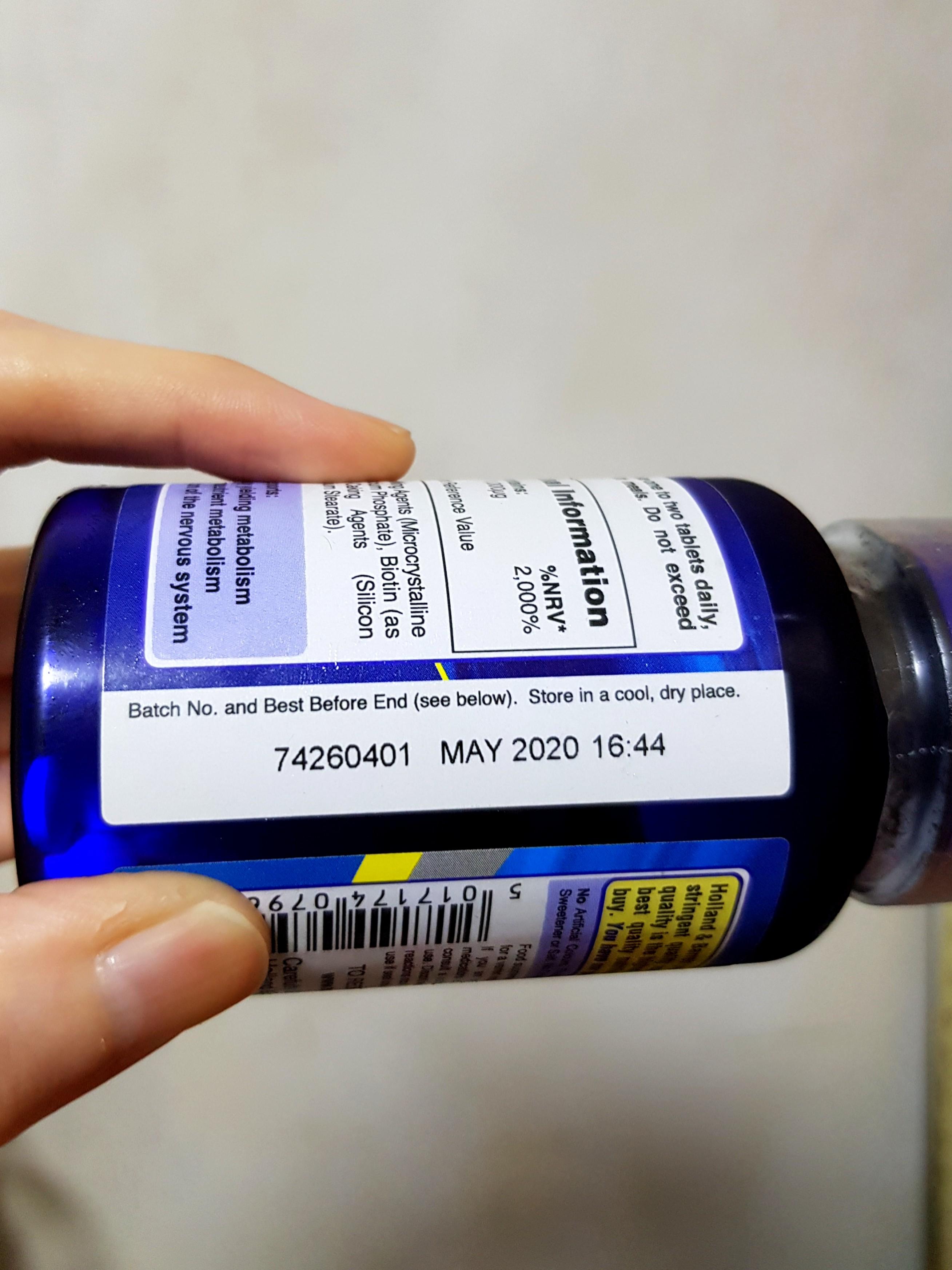 holland barrett biotin 1000mcg 100 tabs