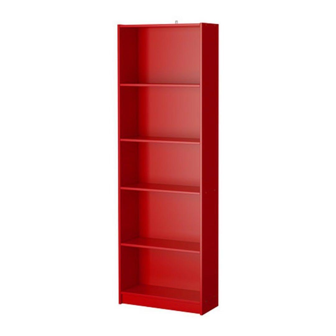 IKEA FINNBY BOOK SHELF RED, Furniture & Home Living, Furniture
