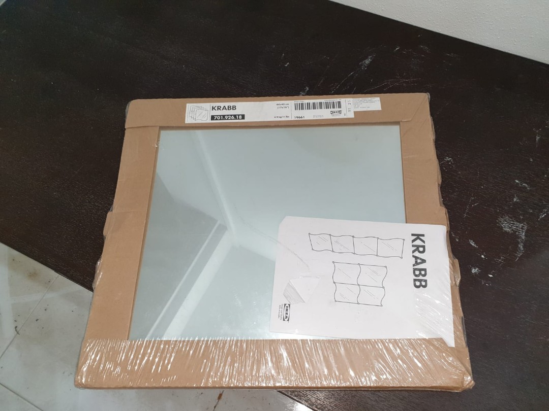 Ikea KRABB Mirror, Furniture, Home Decor, Others on Carousell