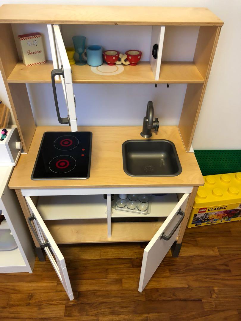 Ikea play kitchen Dugtik, Babies & Kids, Baby Nursery & Kids Furniture