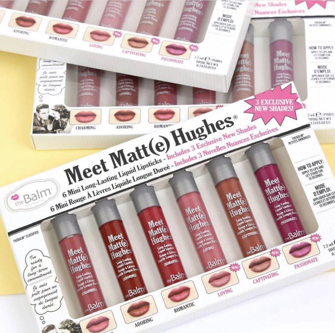 the balm meet matte hughes mini set