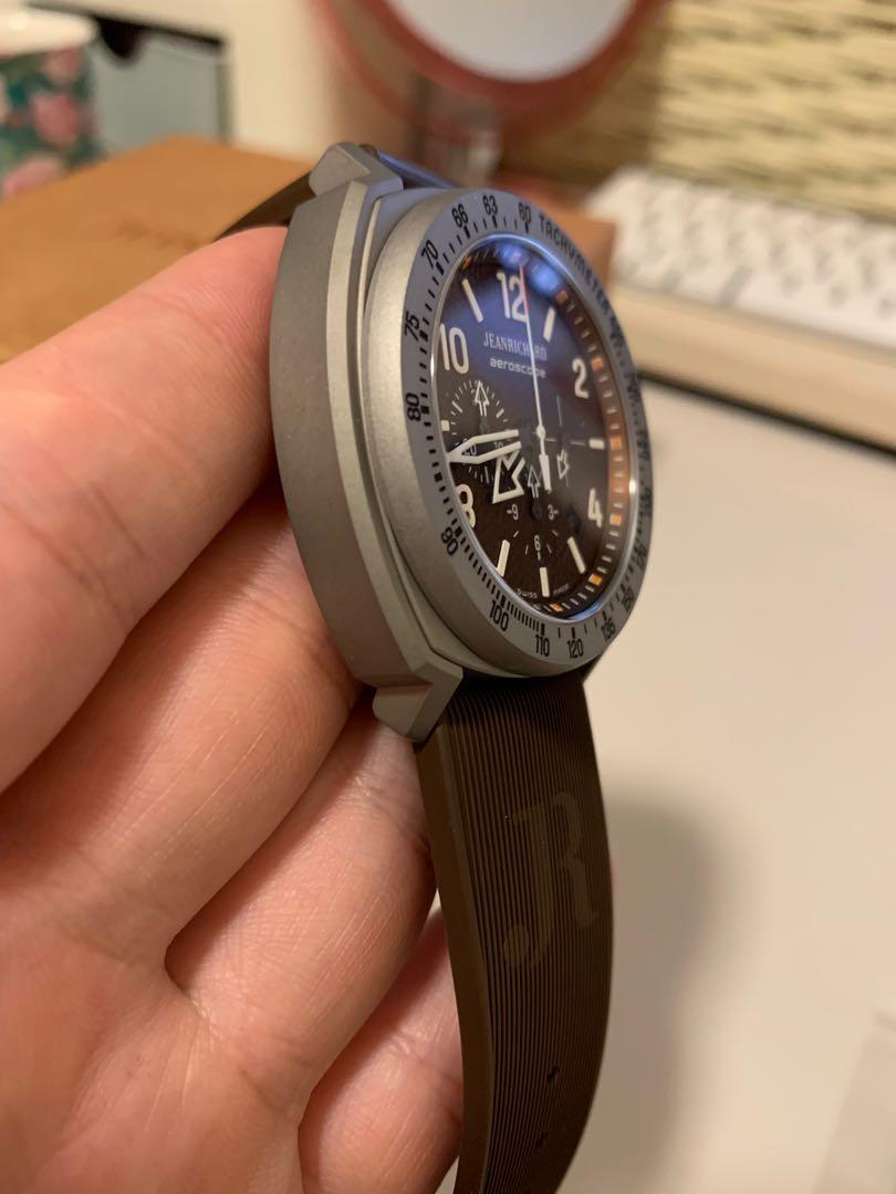 Jeanrichard aeroscope titanium swiss made automatic