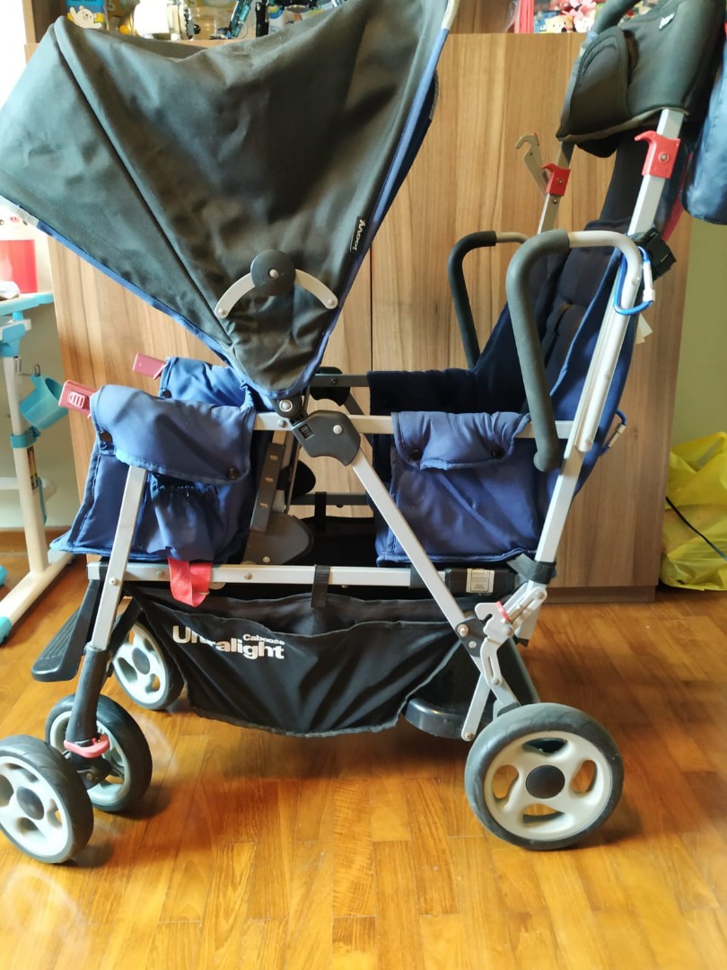 ultralight double stroller