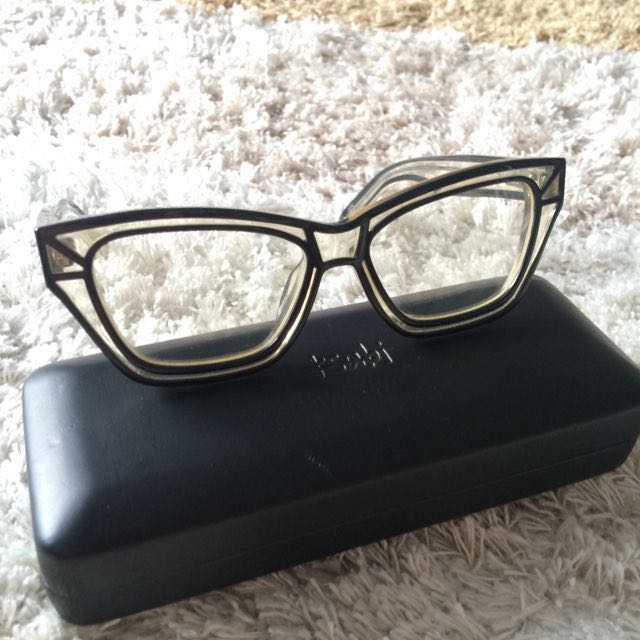 Ksubi Sigma Eyeglasses Clear Black Frame Men s Fashion Watches