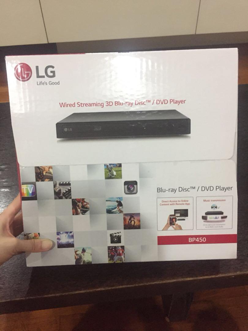 LG Blu Ray Player, TV & Home Appliances, TV & Entertainment, BluRay & Media Players on Carousell