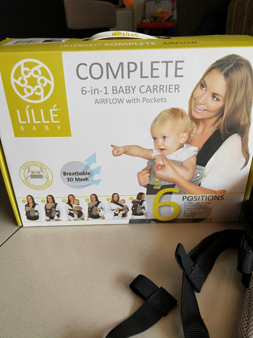 Lillebaby Complete 6 In 1 Baby Carrier Airflow With Pockets Babies Kids Strollers Bags Carriers On Carousell