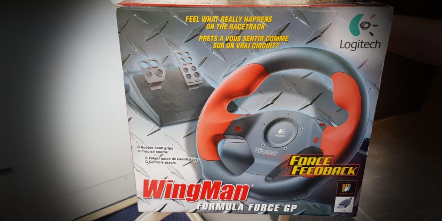 Logitech WingMan Formula Force GP Wheel with Pedals, Video Gaming