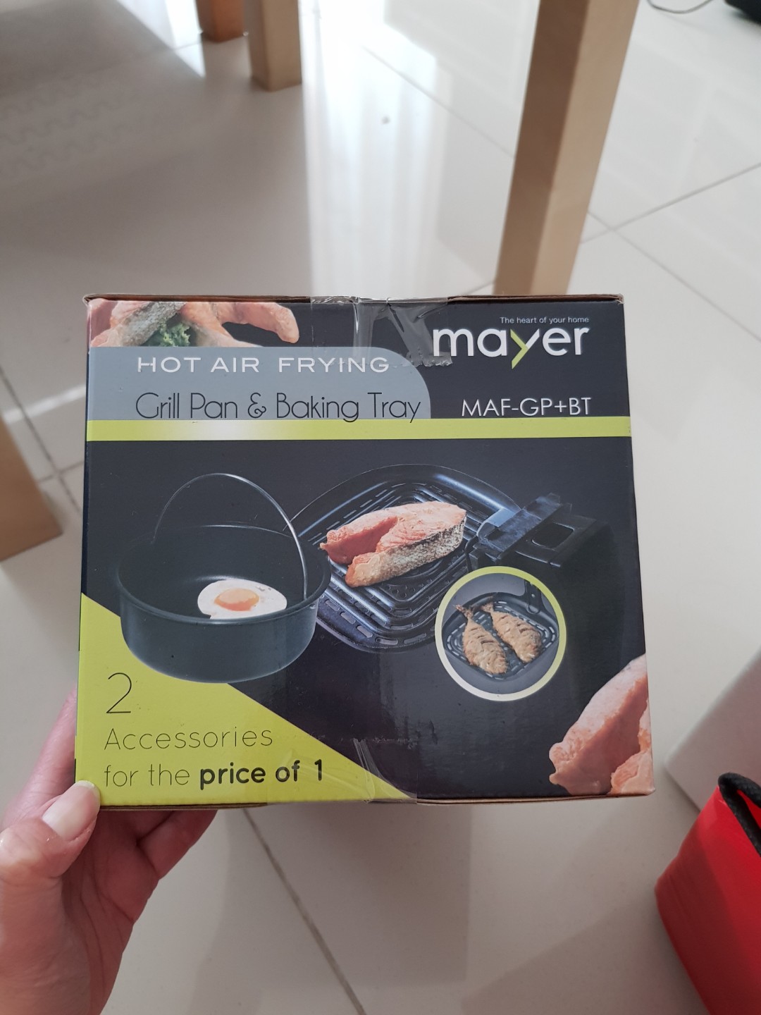 Mayer Baking tray for air fryer, TV & Home Appliances, Kitchen